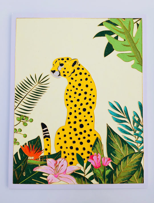 "Cheetah" Cloisonné Craft Kit