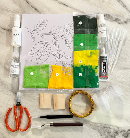"Lemon" Cloisonné Craft Kit