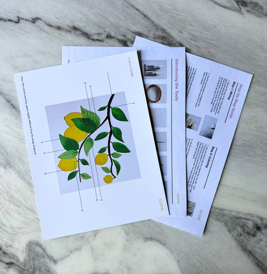 "Lemon" Cloisonné Craft Kit