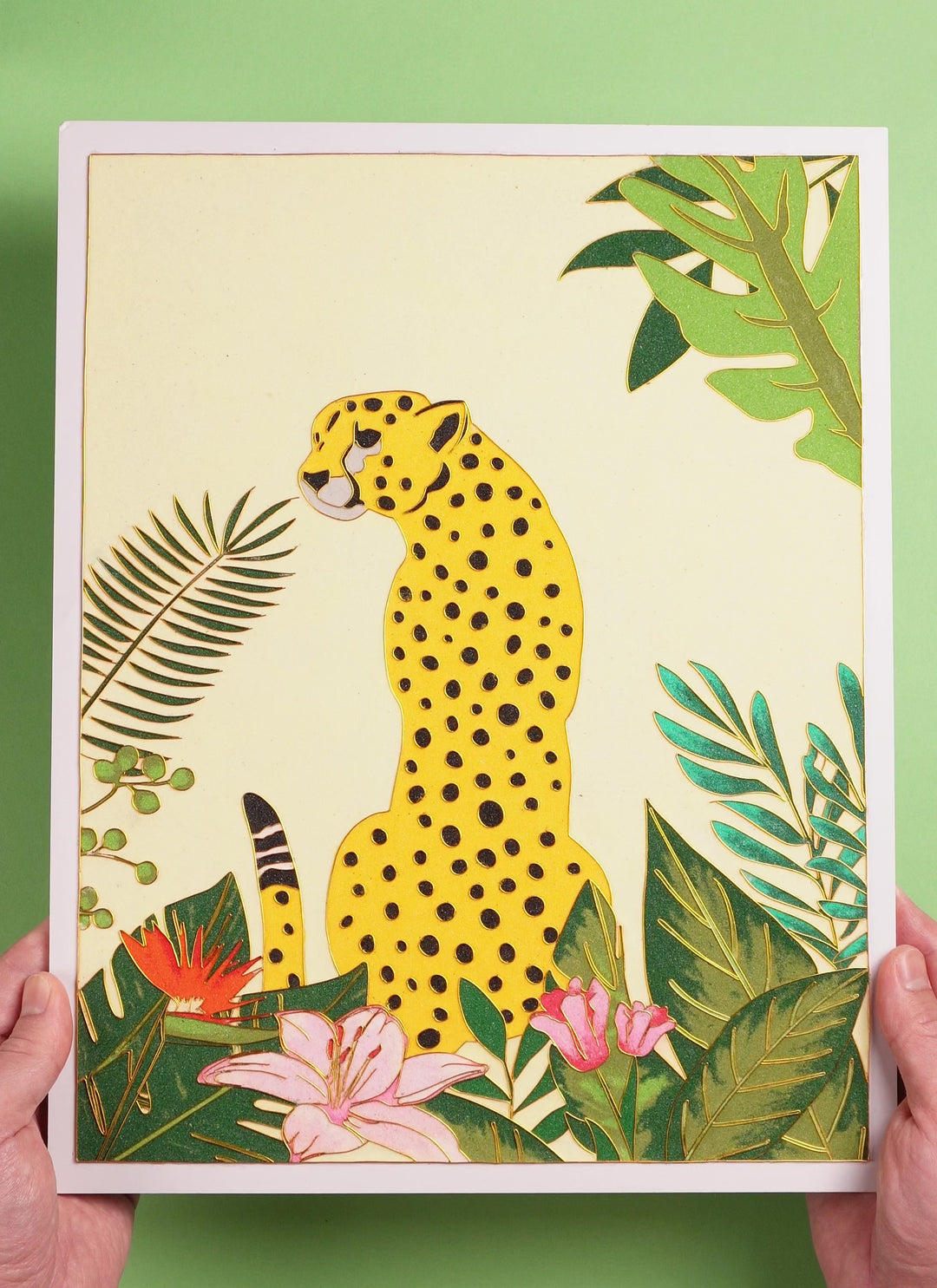 "Cheetah" Cloisonné Craft Kit