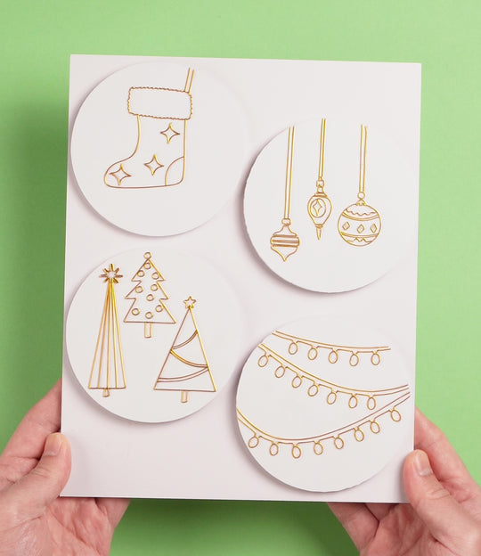 "Christmas Ornaments Set" Cloisonné Craft Kit