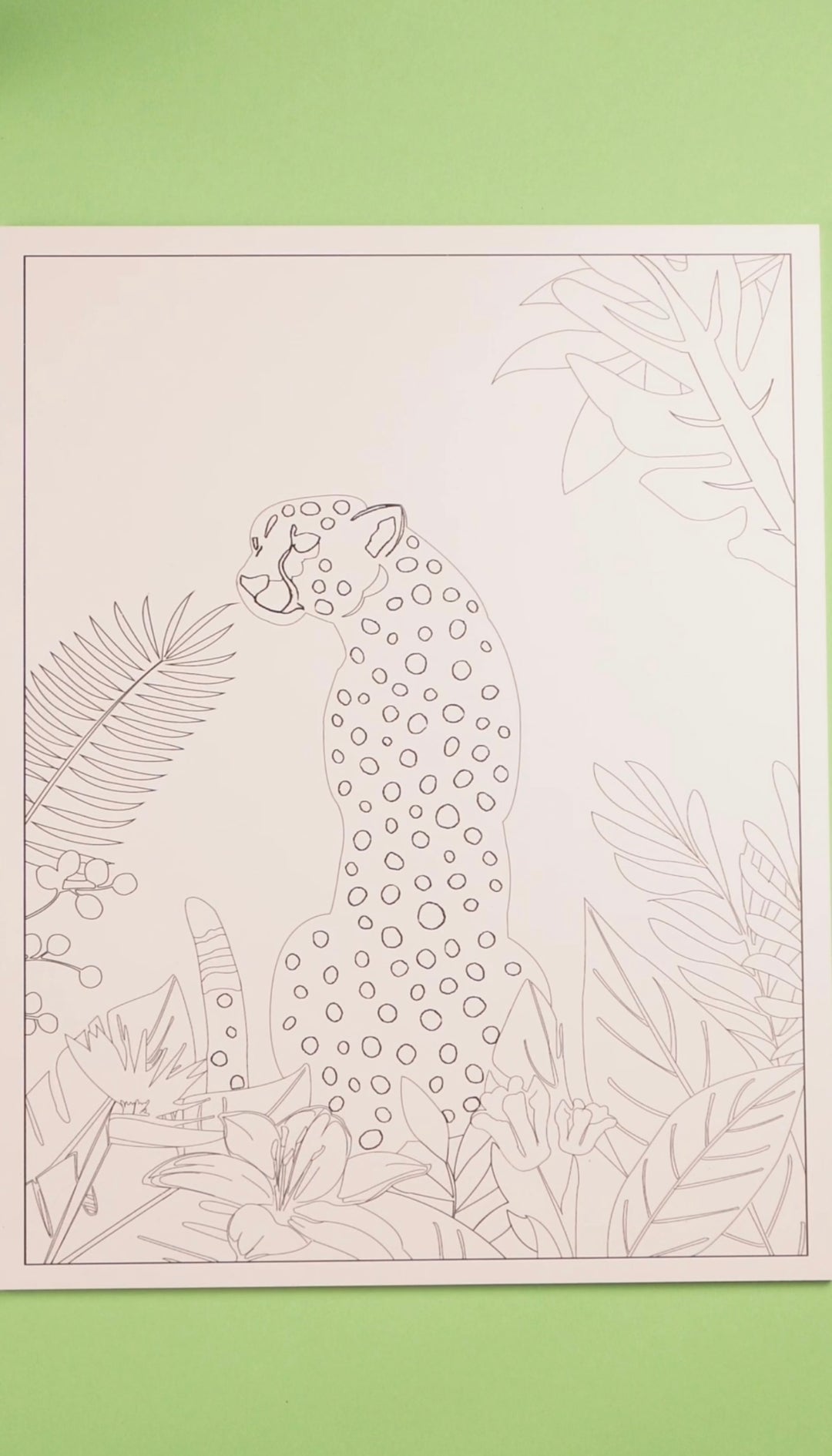 "Cheetah" Cloisonné Craft Kit